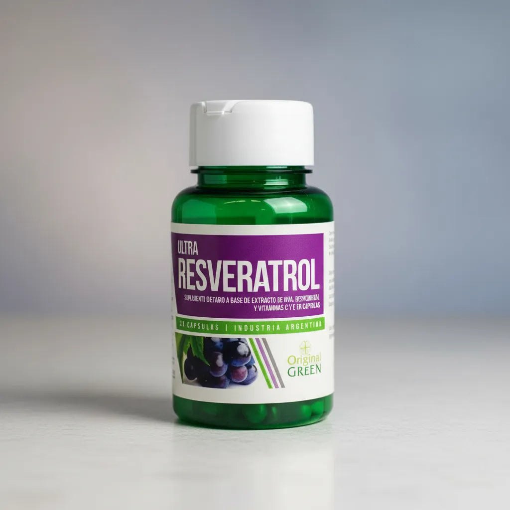 Resveratrol Ultra Green – Antioxidante premium para juventud y vitalidad
