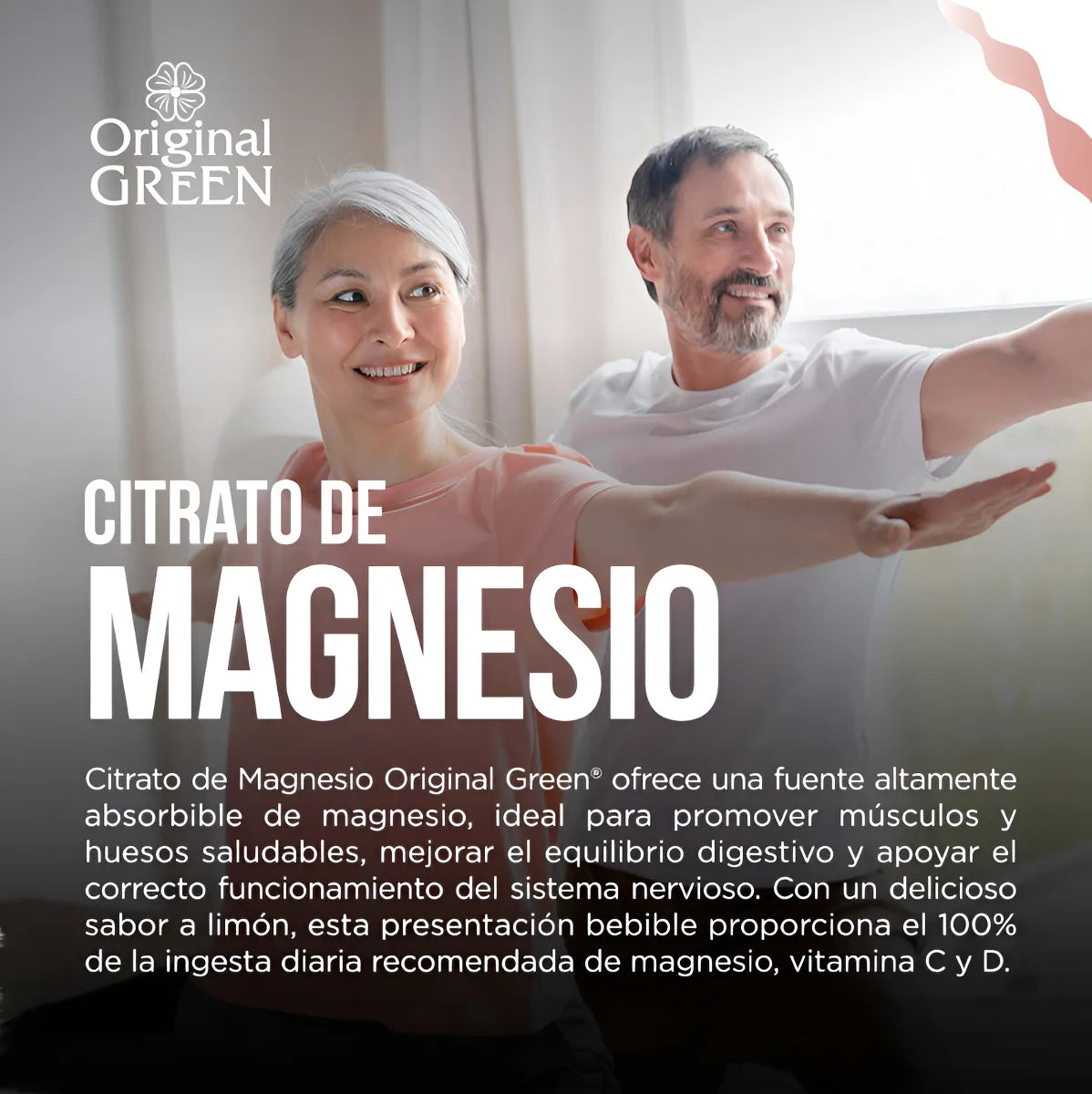 Citrato de Magnesio + Vitamina D - Energía, descanso y bienestar