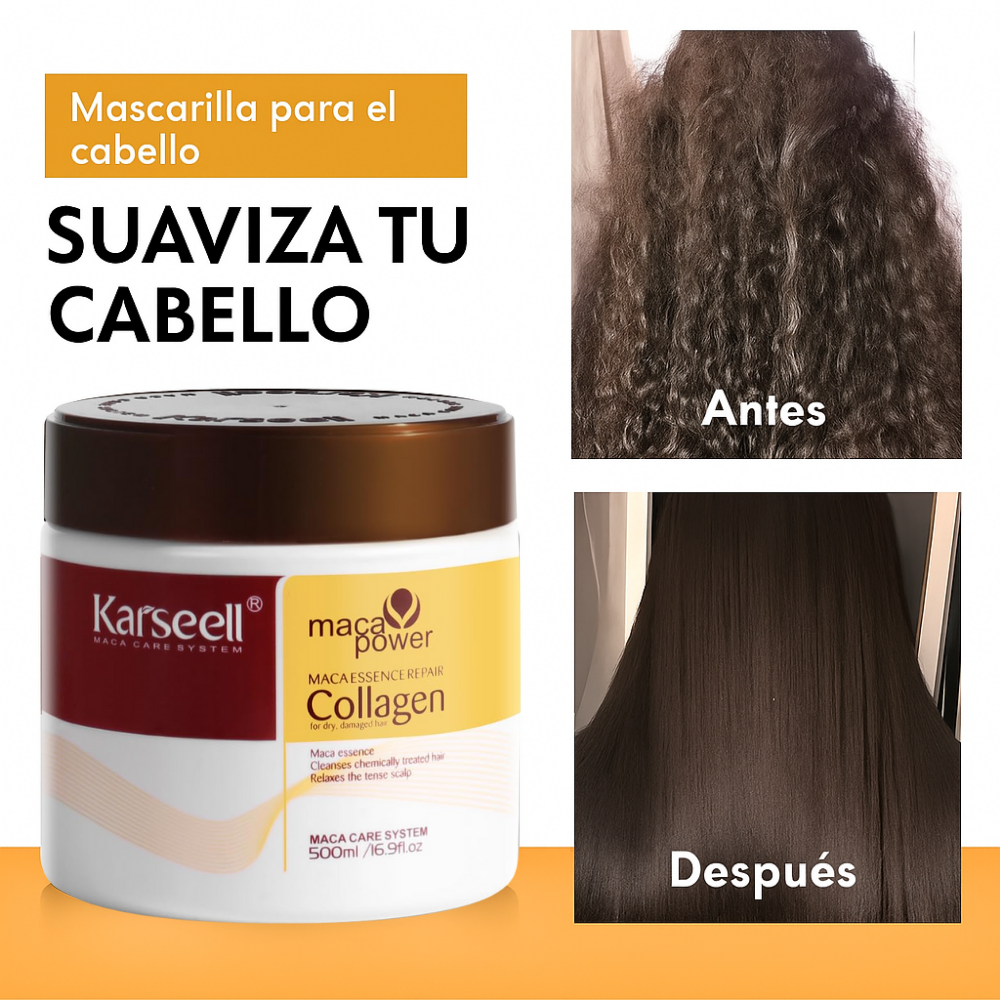 Karseell Maca – Mascarilla Capilar Reparadora