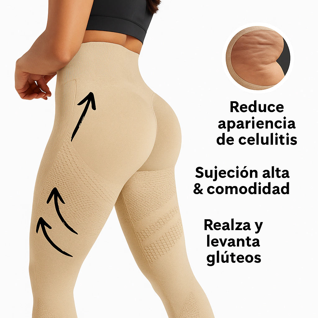 Calzas Moldeadoras Efecto Anticelulitis – Push Up & Compresión