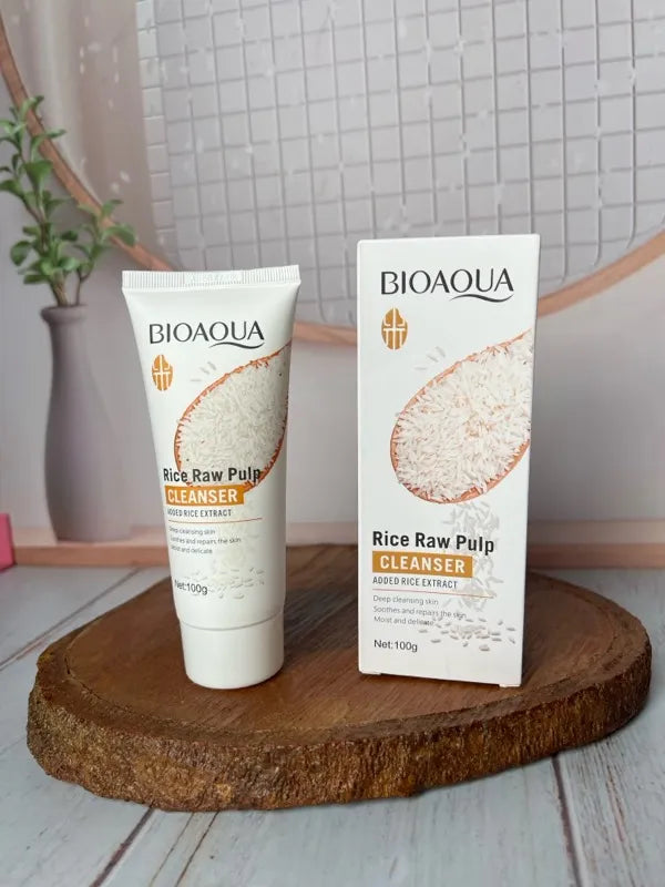 Jabón Facial de Arroz Bioaqua – Limpieza suave, brillo natural