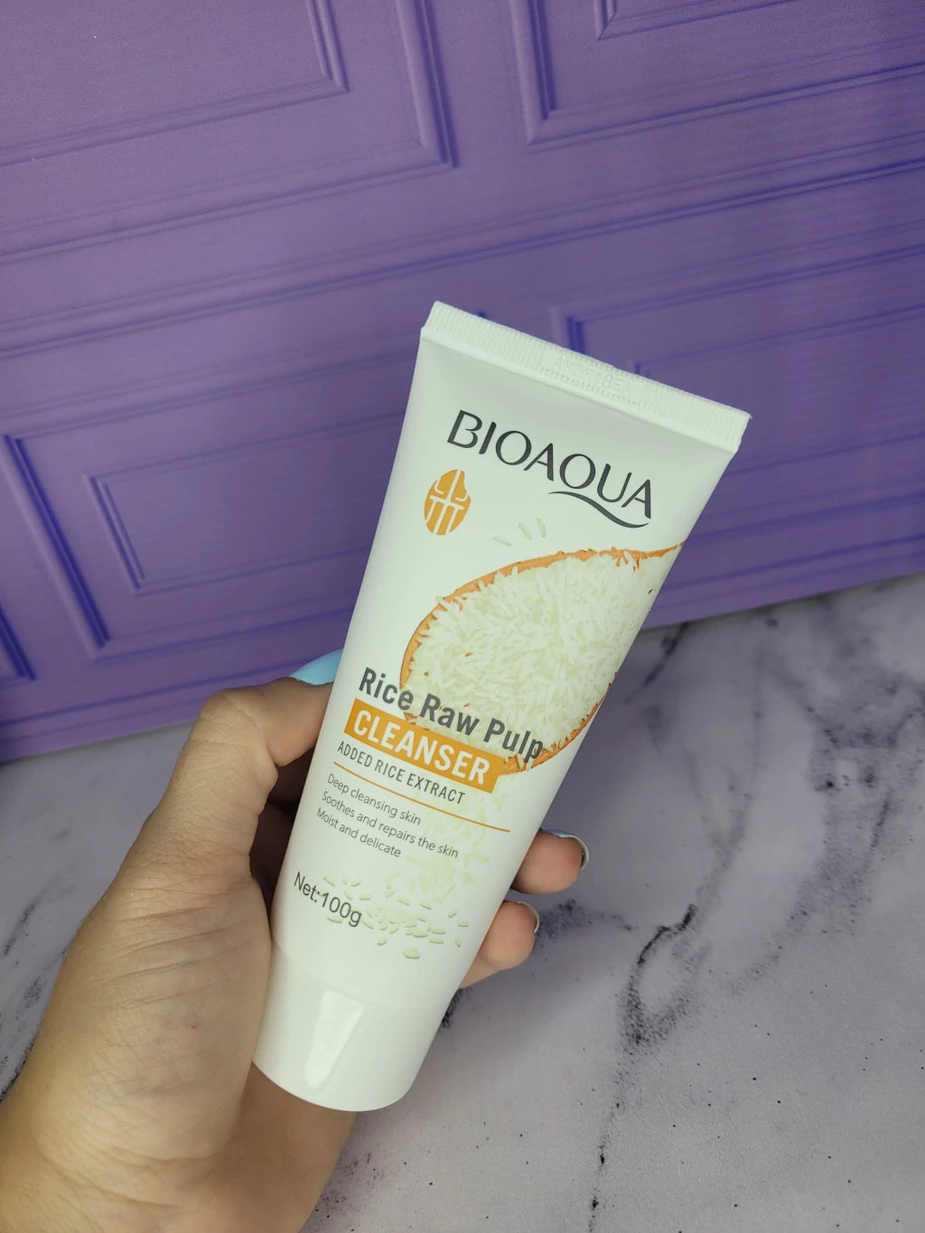 Jabón Facial de Arroz Bioaqua – Limpieza suave, brillo natural